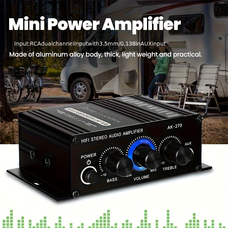 Audio Home Cinema - AK-270 HIFI Amplifier Saluran 2.0 Stereo