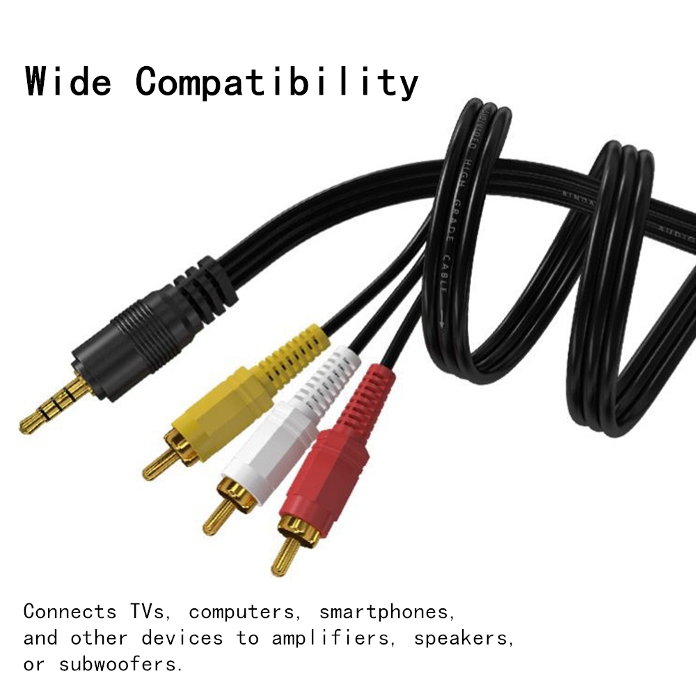 Home Cinema Tv - Kabel Audio Video RCA 3.5Mm Ke