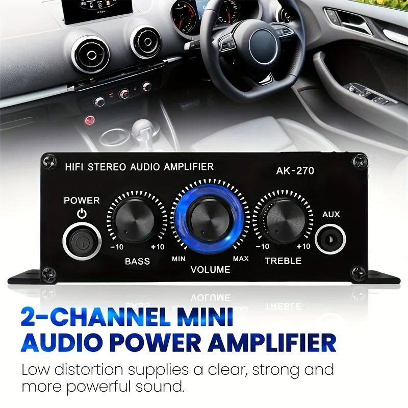 AK-270 HIFI Amplifier Saluran  - Audio Home Cinema ulasan dan harga