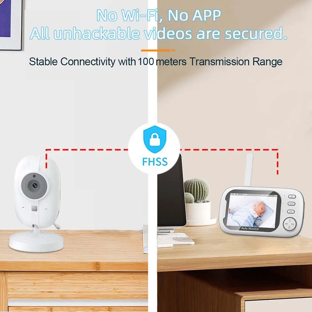 Monitor bayi Video 3.5 inci, A - Home Cinema Wireless ulasan dan harga