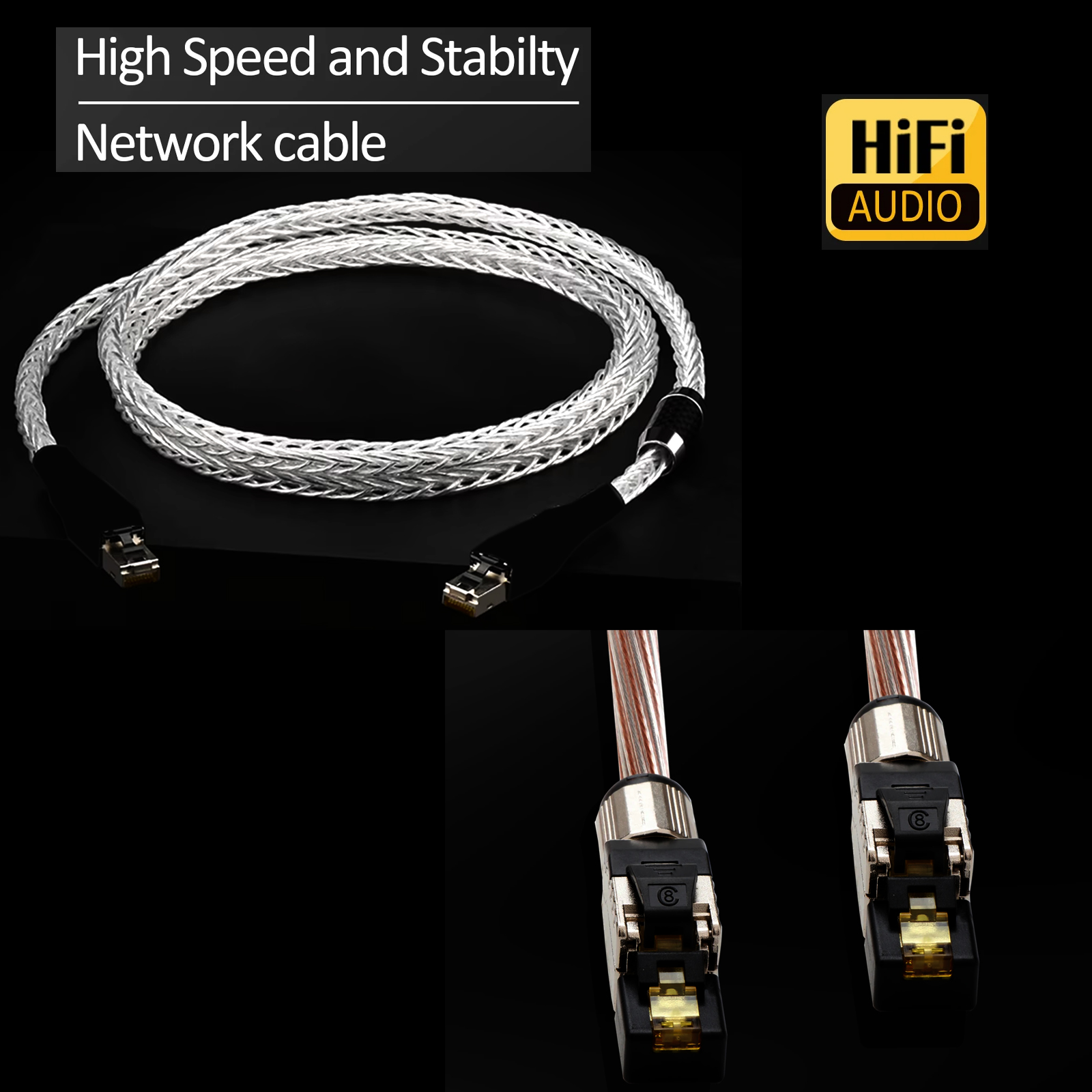 Kabel Ethernet Cat8 OCC Berlap - Home Cinema Tv ulasan dan harga