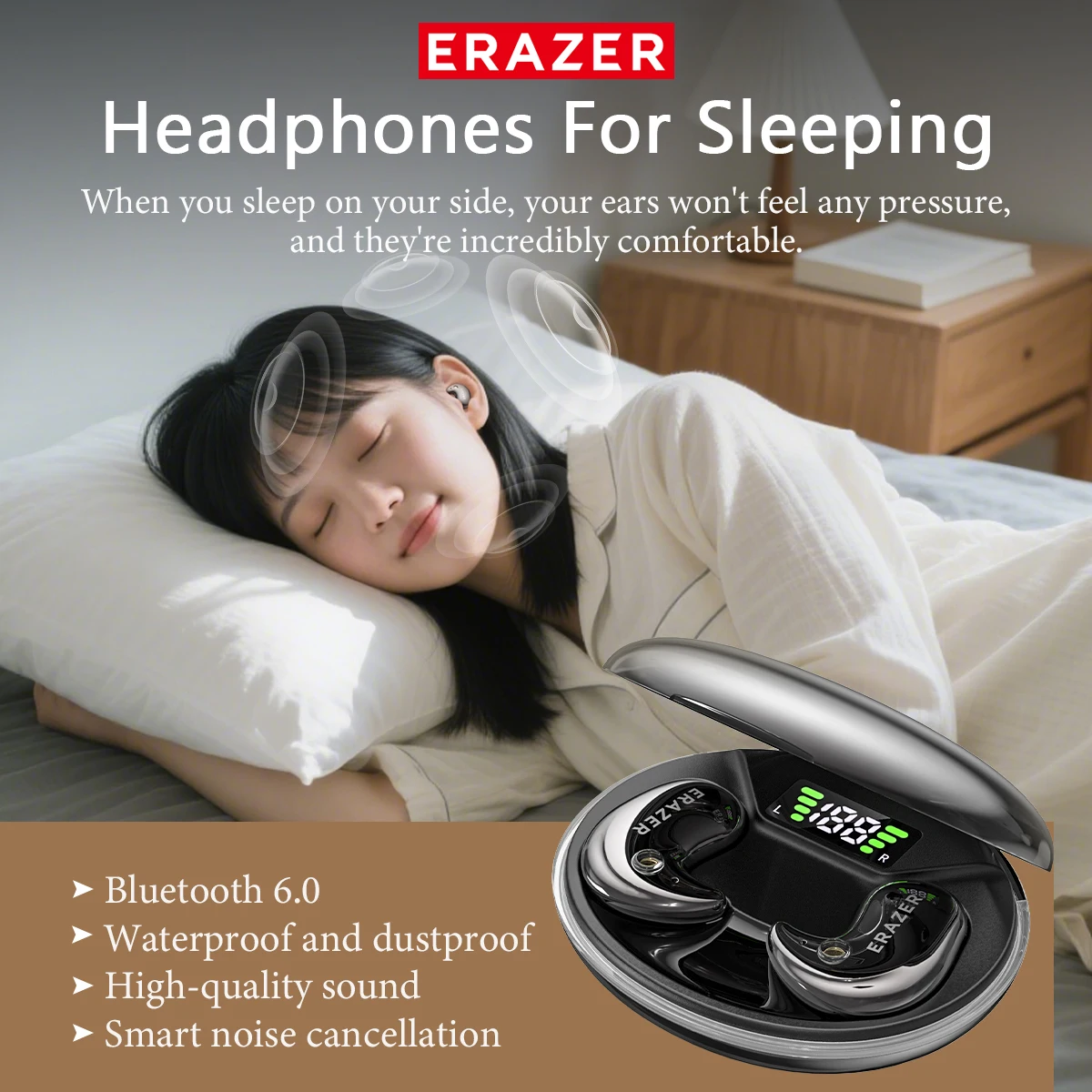 EARZER XF58 Headphone Bluetoot - Home Cinema Wireless ulasan dan harga